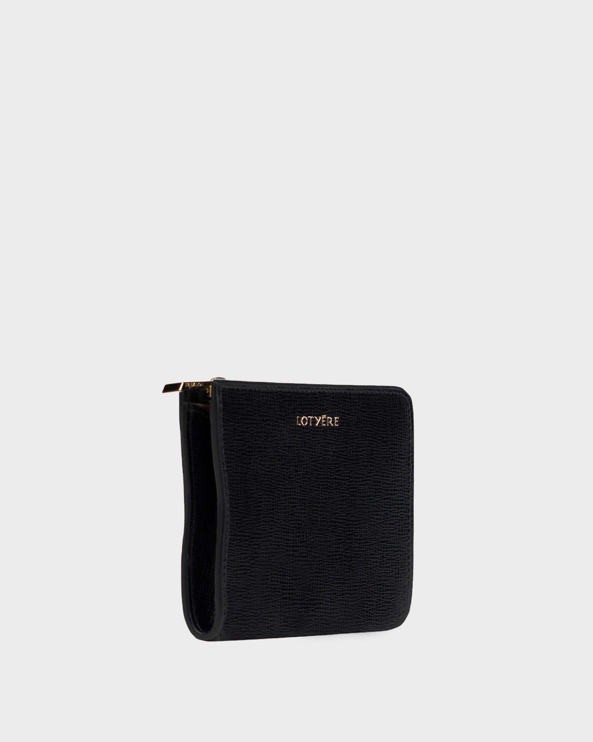 Compact Wallet Schwarz Black