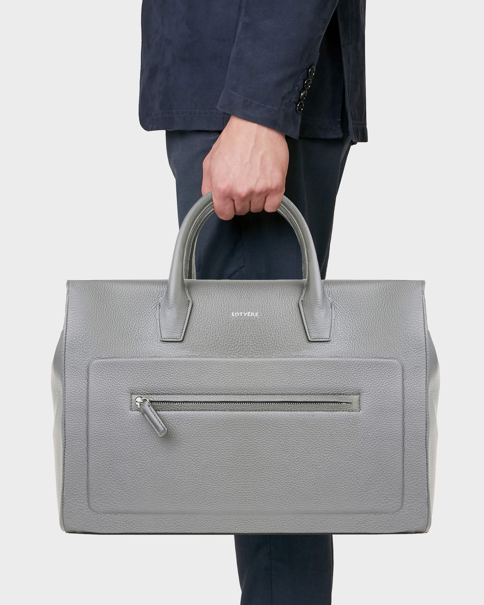 Bleisure Bag Grigio Chiaro